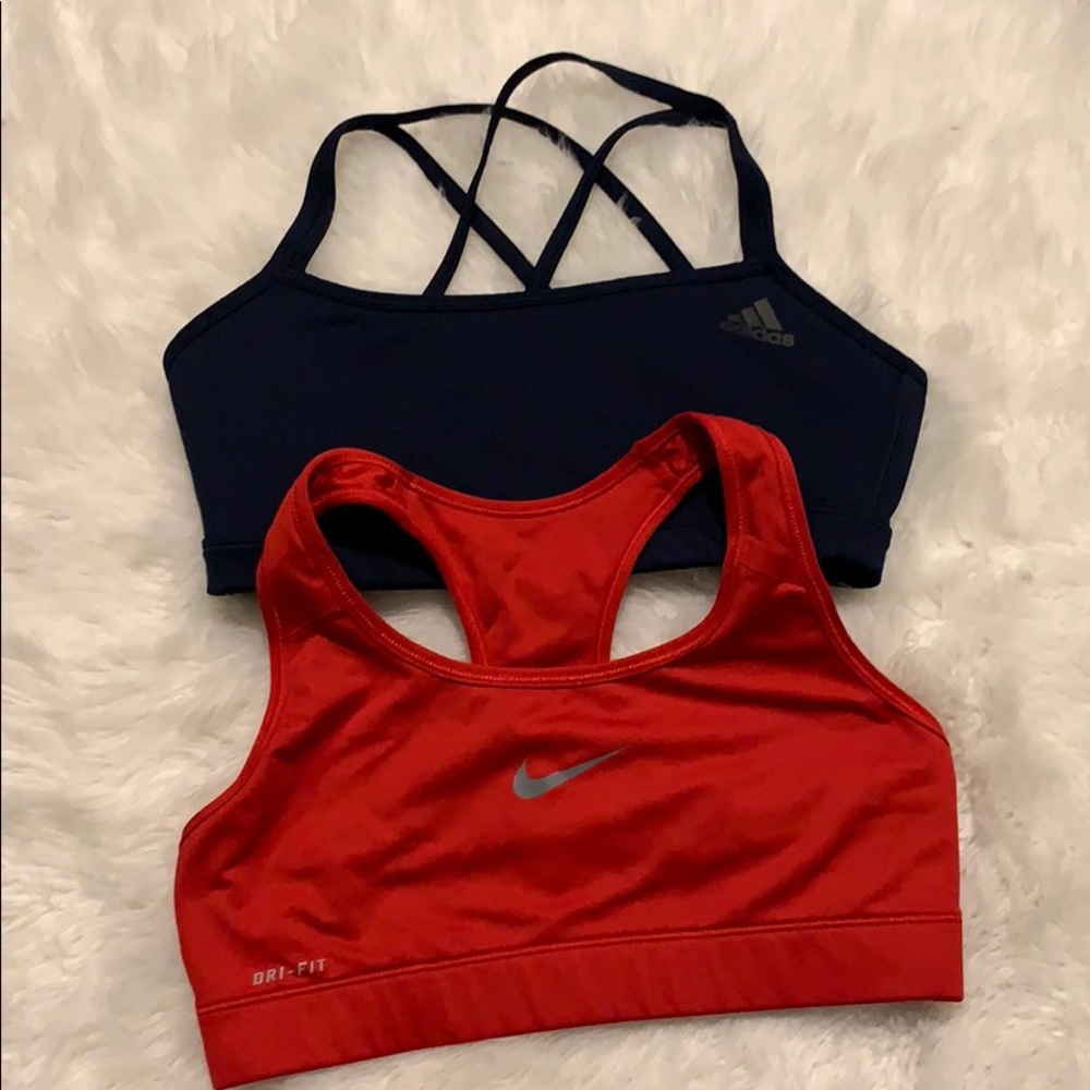 Nike & Adidas set sports bra